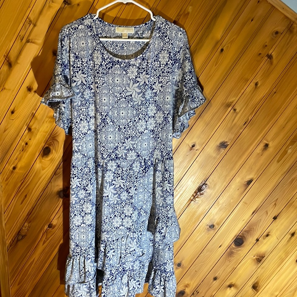 Michael Kors tiered hem dress